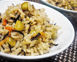 白だし【サーモンとひじきの炊き込みご飯】作り方9写真