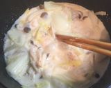 鍋１つで簡単♡白菜と鳥肉のクリーム煮作り方10写真