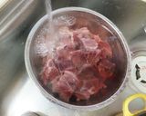 ふわふわ(^.^)マグロ血合いの角煮♪作り方1写真