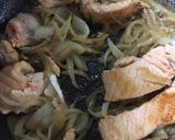 サーモンと玉ねぎのバジルチーズ焼き作り方5写真