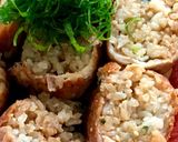 時短 簡単 食べやすい 肉巻きおにぎり作り方4写真