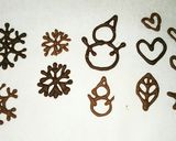 チョコレートの飾り☆パンケーキに添えて作り方4写真