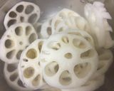 お豆腐deふわふわ♡れんこんのはさみ焼き作り方1写真