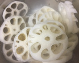 お豆腐deふわふわ♡れんこんのはさみ焼き作り方1写真