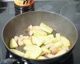 はやとうりのめんつゆバター炒め作り方3写真