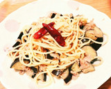 わたりガニ香る☆ナスとツナの和風パスタ作り方9写真