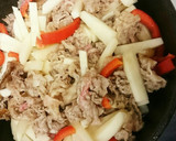 牛肉とじゃがいもの炒め物作り方2写真