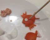【キャラ弁】ポケモンのコイキング作り方4写真