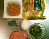 うまうま納豆炒め作り方1写真