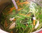 チキチキ豆苗スープ♪作り方3写真