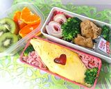 時短☆お弁当・朝&夜食に可愛いオムレツ♪作り方8写真