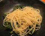 小松菜と鶏肉と椎茸のパスタ濃厚バジリコ風作り方10写真