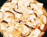 雑炊風♪豆腐ときのこのヘルシーごはん✨作り方5写真