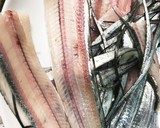 太刀魚の骨せんべい　一切油使用なし作り方1写真