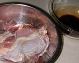 フライパンでピリ辛鶏照りご飯作り方1写真