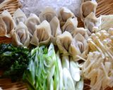 ワンタンと春雨の食べるわかめスープ鍋作り方3写真