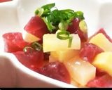 ☆マグロとたくあんの塩ニンニク合え☆作り方3写真