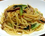青梗菜と焼豚の中華なペペロンチーノ(風)作り方8写真