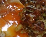 カリふわトロリなお好み焼きon目玉焼き作り方10写真