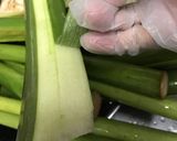 生のズイキ（芋がら・芋茎）のあく抜き作り方3写真
