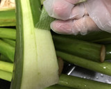 生のズイキ（芋がら・芋茎）のあく抜き作り方3写真