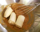 粉不使用★ピーナッツチョコバナナケーキ作り方3写真