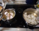 揚げた鮭ときのこたっぷり☆みぞれ鍋作り方2写真