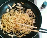 エリンギスパゲティ☆簡単ランチ☆作り方9写真