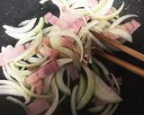 パクチー豆乳レモンクリームパスタ作り方1写真