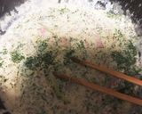 パクチー豆乳レモンクリームパスタ作り方5写真