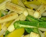 魚肉ソーセージとヤングコーンの炒め物♪作り方3写真