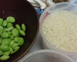 【ちびくろちゃん】キノコの炊き込みご飯作り方1写真