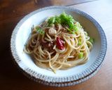 いかの塩辛で♡ペペロンチーノ♪作り方5写真