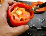 おしゃれに健康！パプリカのポテサラ詰め作り方2写真
