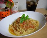 ツナとフレッシュトマトのパスタ作り方4写真