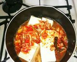 お豆腐とキムチの卵とじ作り方2写真