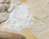 皮もっちもち水餃子、焼き餃子♪作り方4写真