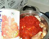 手羽元と玉葱のとろっとトマト煮作り方2写真