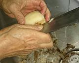 暖か！ トロトロ&もっちりの蓮根団子汁作り方1写真