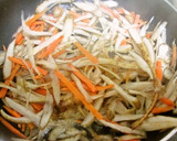 お弁当に☆焼き肉のたれでごぼうのきんぴら作り方4写真