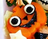 キャラ弁☆賑やかなハロウィン弁当♪作り方3写真