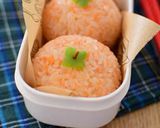【キャラ弁】柿おにぎり弁当作り方3写真