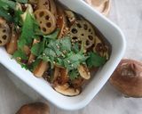 秋野菜の彩りポン酢ソテー。作り方5写真