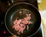 揚げ茄子とひき肉のすき煮作り方2写真