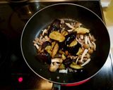 揚げ茄子とひき肉のすき煮作り方4写真