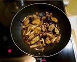 揚げ茄子とひき肉のすき煮作り方5写真