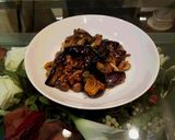 揚げ茄子とひき肉のすき煮作り方6写真