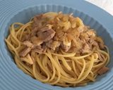 お刺身の残りで！ツナパスタ作り方6写真