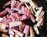 豚ヒレ肉と蓮根のチンジャオロース風作り方4写真