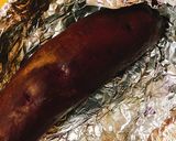 蒸し豚とキノコたっぷり☆紫芋の肉まん作り方1写真